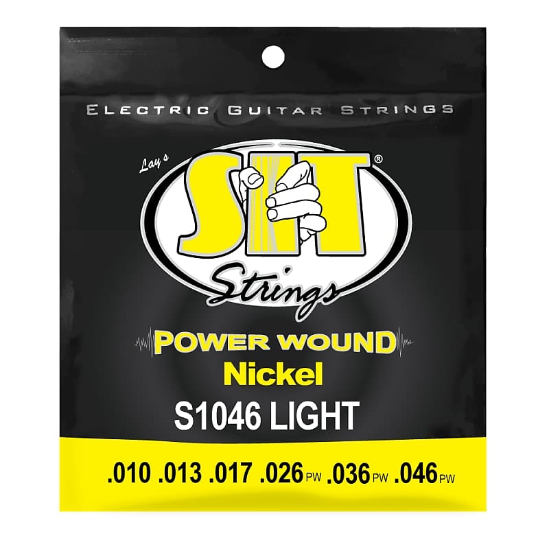 SIT Strings S1046BP Extra Light Power Wound Nickel Electric image 1