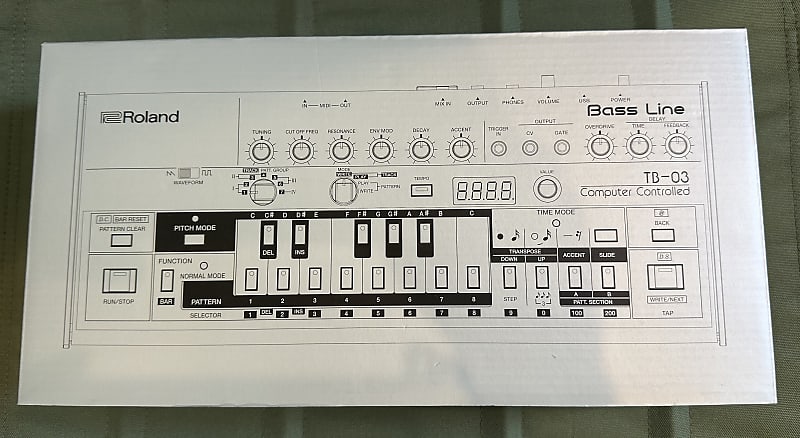 Roland TB-03 Boutique Series Synthesizer Module Bass Line Roland TB-03 Boutique Series Synthesizer Module Bass Line