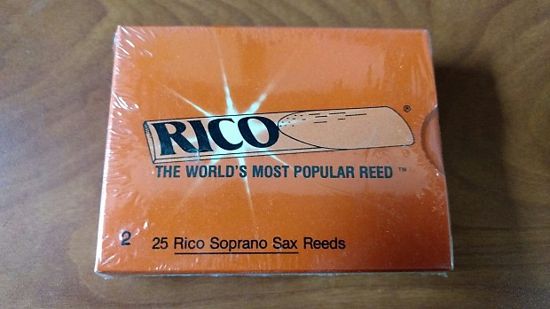 Rico RIA2520 Soprano Saxophone Reeds - Strength 2.0 (25-Pack) image 1
