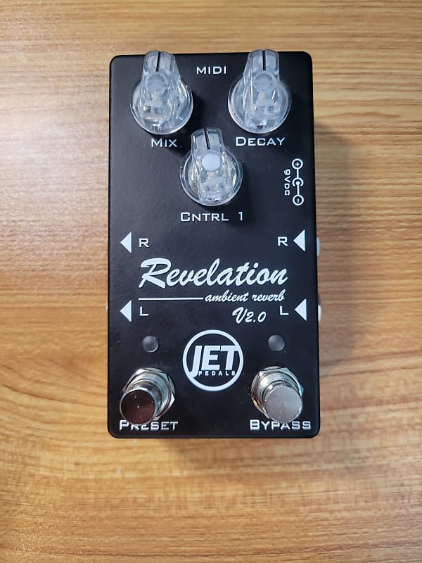 JET Pedals Revelation Reverb V2.0 2023 Black Reverb