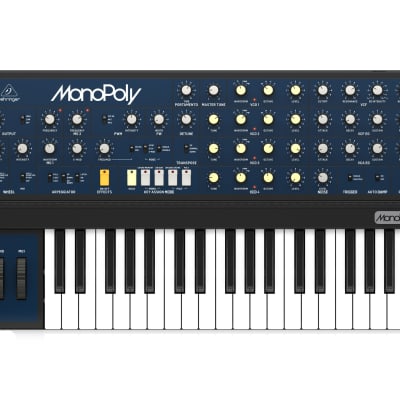 Behringer MonoPoly Analogue 4-Voice Polyphonic Synthesizer
