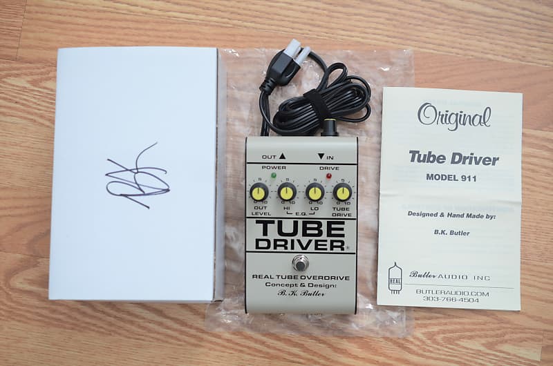 BK Butler Tube Driver W/ Bias Knob 2018 Beige / Black | Reverb