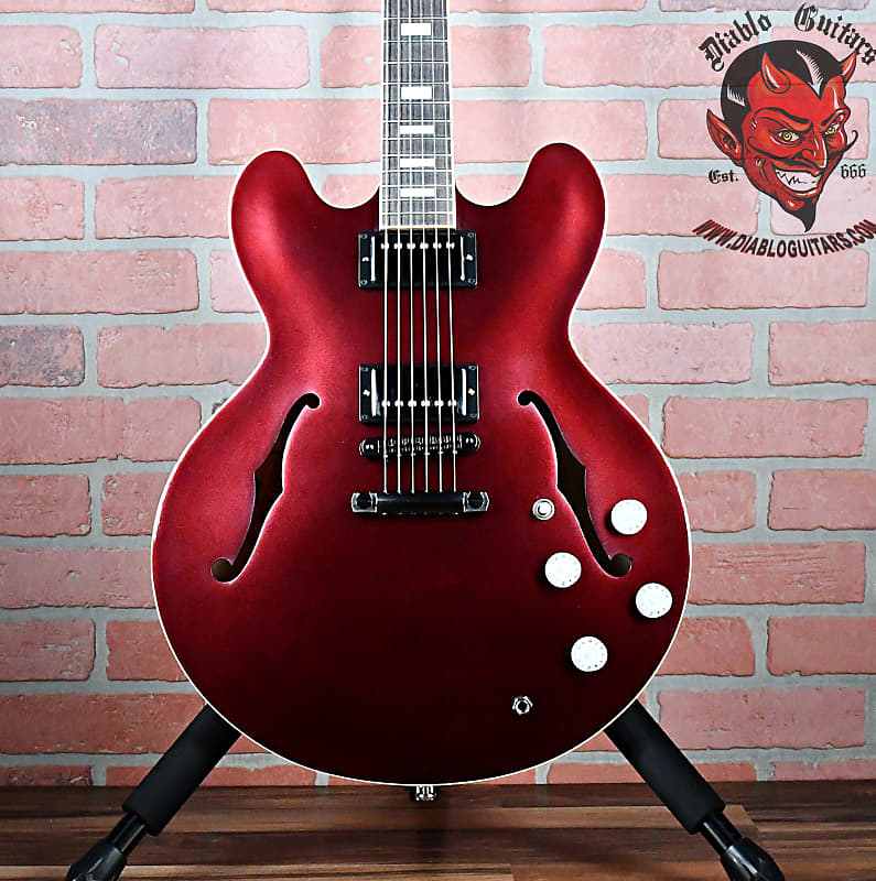 Gibson ES-335 Mod Collection 2022 in Metallic Dark Cherry with COA, Case  Candy and OHSC