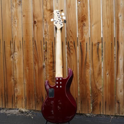 G&L USA Series 750 CLF Research L-2500 Ruby Red Metallic 5-String Bass w/ Black Tolex Case NOS image 9