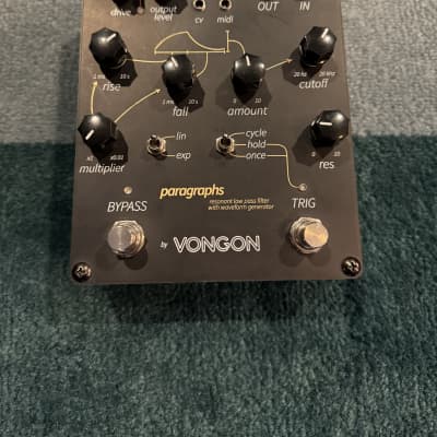 Vongon Paragraphs 2020 - Present - Black | Reverb