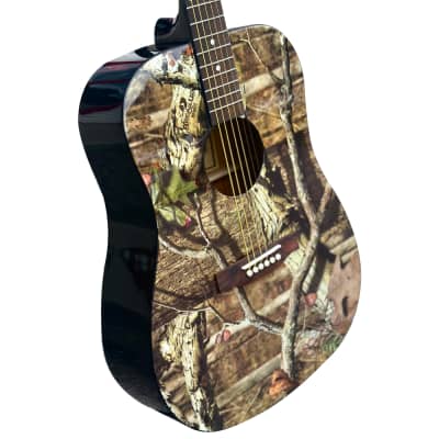 Indiana Guitar Company Mossy Oak Acoustic with gig bag IN-MO-1 - 2010s - Camouflage for sale