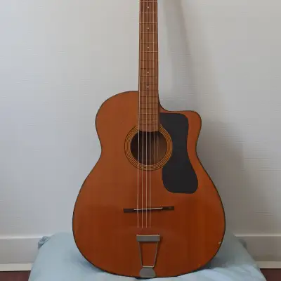 Vintage Di Mauro / Paul Beuscher (?) Manouche / Gypsy Jazz Guitar Round Hole / Petite Bouche from the 60s? Video Added. image 2