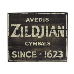 Zildjian ZSIGN1 Vintage Factory Sign