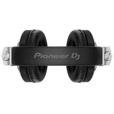 Pioneer HDJ-X7-S Over Ear Silver Pro DJ Headphones w/ Table Stand + Carry Case image 9