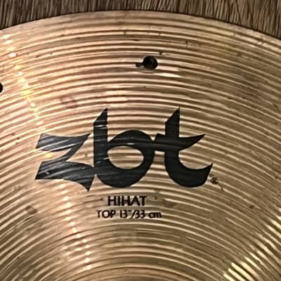Zildjian Zildjian ZBT 13" Hi-Hats Hi Hat Cymbals 750/850 Grams image 5