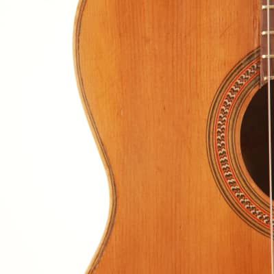 Ricardo Sanchis Nacher ~1950  spruce/mahogany classical guitar - surprising sound + check video! image 3