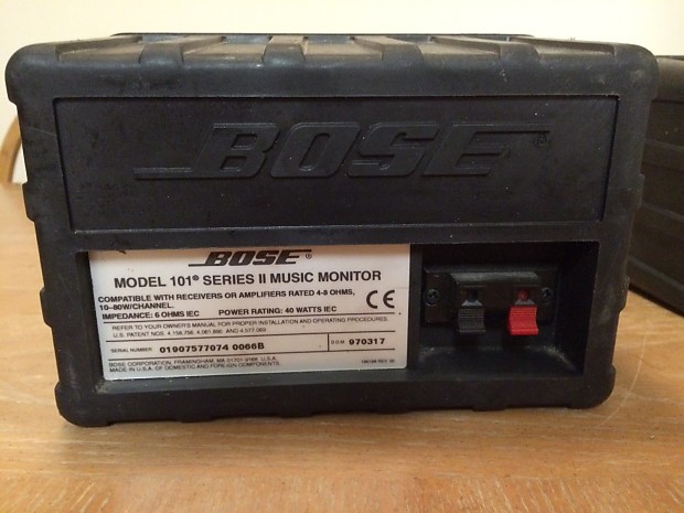Bose 101 Series II Music Monitor Black
