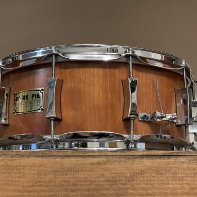 2006 Pork Pie USA Aged Maple 6"x14 Custom Snare Drum image 3