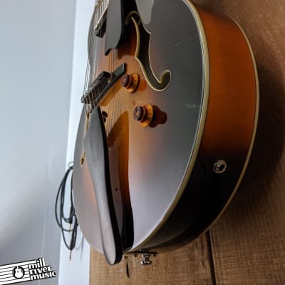 Eastman AR503CE-SB Archtop Hollow Body Electric Guitar Sunburst w/ Hard Case image 7