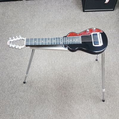 MSA SuperSlide Super 8 Series Lap Steel, 6 to 8 strings, made in Texas, includes 3-leg stand and bag image 1