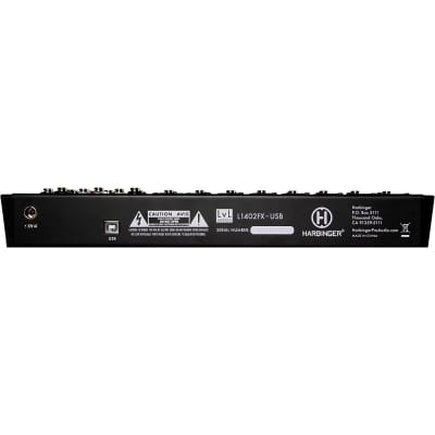 Harbinger LV14 14-Channel Mixer 2010s - Present - Black