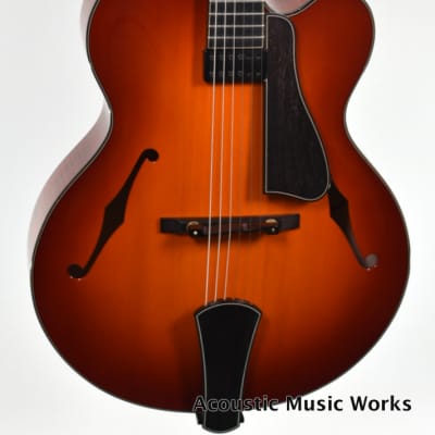 Bourgeois A-350 17" Cutaway Archtop, European Spruce, Maple, Armstrong and K&K Pickups image 3