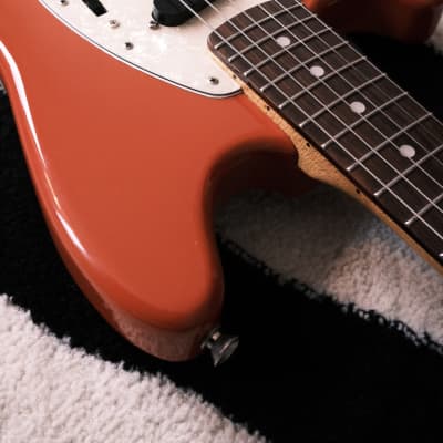 Fender Kurt Cobain Mustang Left-Handed 2012 Fiesta Red image 2