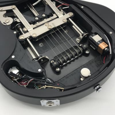 Travel Guitar Ciari Custom Shop-  Satin Black, EMG pickups image 4