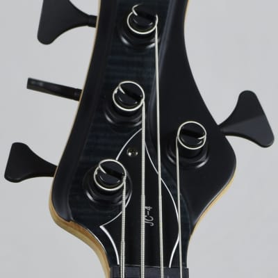 ESP LTD John Campbell JC-4FM Signature Electric Bass See Thru Black Satin Sides image 4