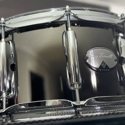 Dixon Artisan Signed Gregg Bissonette 6.5″ X 14″ Steel Snare Drum - Authorized Dixon Dealer image 3