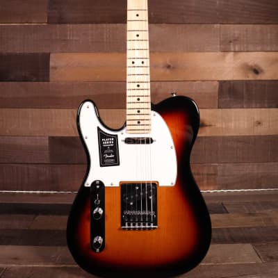 Fender Player Telecaster Left-Handed, Maple FB, 3-Color Sunburst image 3