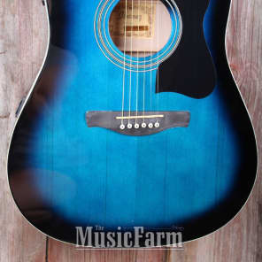 Ibanez V70CE TBS Dreadnought Cutaway Acoustic Electric Guitar Reverb