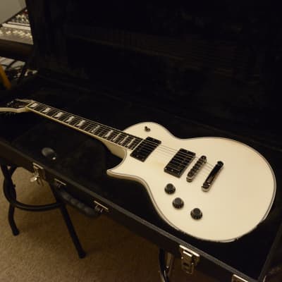 ESP Eclipse II Artist Owned! White RARE Left Hand LH Lefty Gotoh EMG James Hetfield Het Set image 1