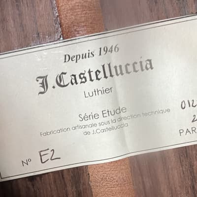 J Castelluccia Série Etude Classical Guitar w/Internal Mic image 7