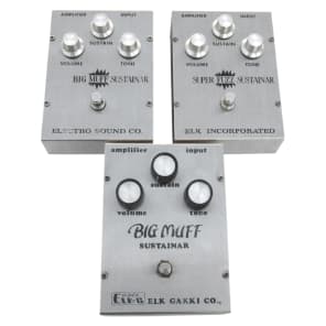 Vintage 70's Elk Big Muff Super Fuzz Sustainar Set - Early Vintage 70's Elk Big Muff Super Fuzz Sustainar Set - Early