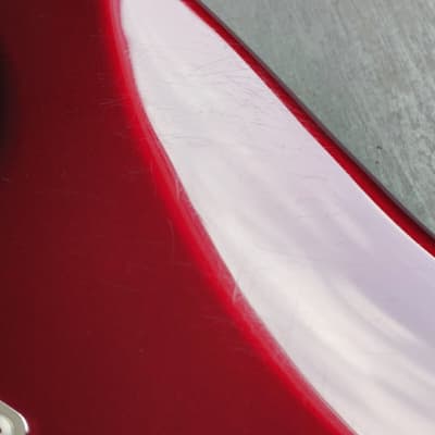 2012 Fender Japan AST Aerodyne Stratocaster (Old Candy Apple Red) image 10