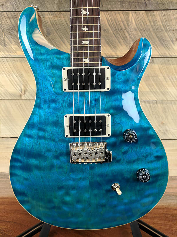 PRS CE 24 Wood Library Quilt Top Blue Matteo 260749 | Reverb