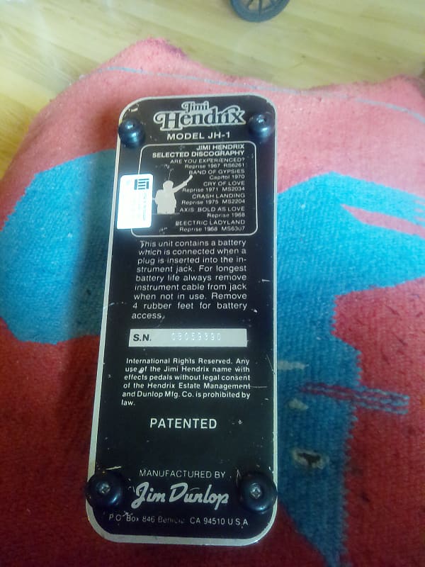Dunlop JH-1 Jimi Hendrix Signature Wah | Reverb Canada