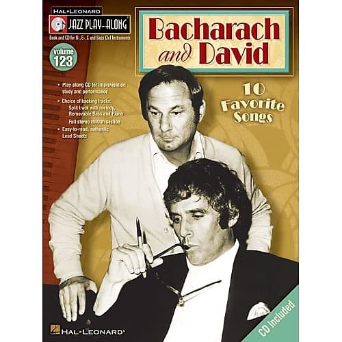 Bacharach and David: Jazz Play-along Volume 123 David, Hal | Reverb