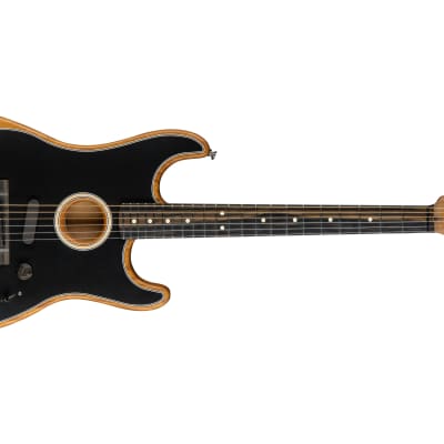 Fender American Acoustasonic Strat - Black image 6