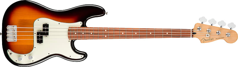 Fender Player Series Precision P Bass Guitar 3 color Sunburst - Pau Ferro Board image 1