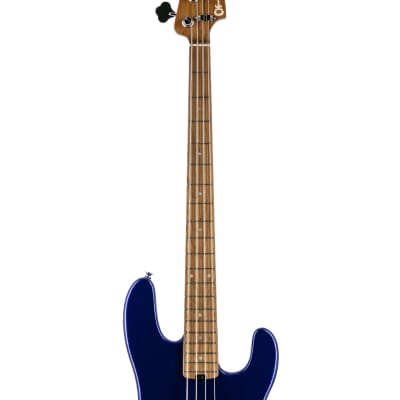 Charvel Pro-Mod San Dimas Bass PJ IV Bass Guitar, Maple Fretboard, Mystic Blue, MC220875 image 6