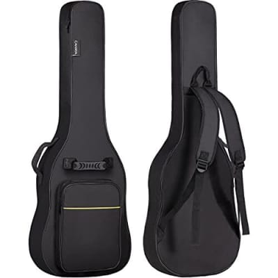 Electric Guitar Bag Gig 6mm Padding Backpack Padded Soft Case Black image 1