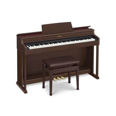 Casio Celviano AP-470 Digital Piano, Brown Walnut, Includes Adjustable Bench image 2