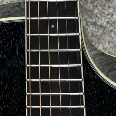 Breedlove Rainforest S Concert CE Acoustic Electric Guitar, Night Sky Finish image 8