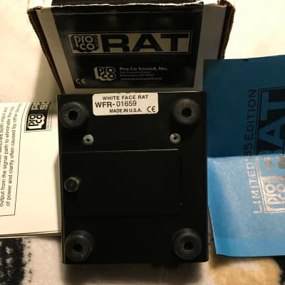 ProCo RAT '85 Whiteface Reissue Limited Edition w/ Box and ProCo RAT '85 Whiteface Reissue Limited Edition w/ Box and