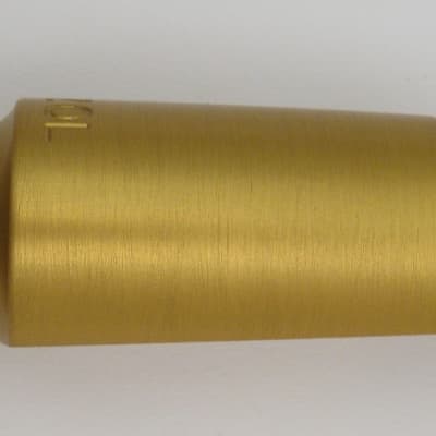 Ponzol Vintage Model Aluminum 105 Tenor Saxophone Mouthpiece (NOS) Gold Aluminum image 7