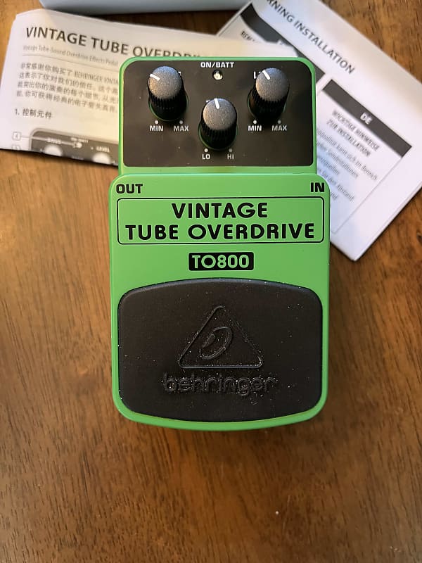 Behringer TO800 Vintage Tube Overdrive