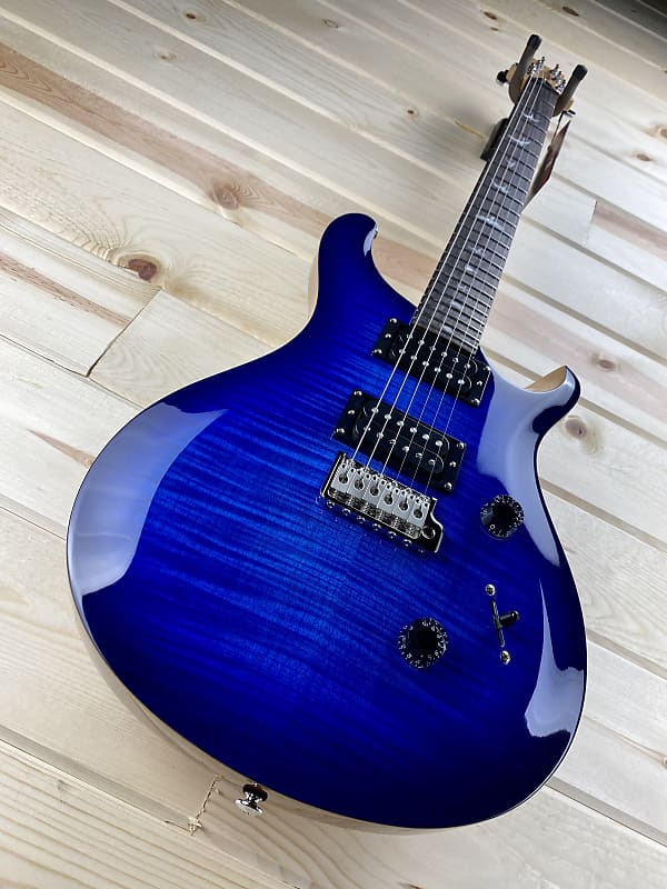 PRS Paul Reed Smith SE Custom 24 Faded Blue Burst w/Bag NEW! #5234