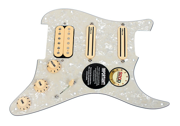 920D Custom Shop 250-112-40 DiMarzio DP224F AT-1/DP187 Cruiser Andy Timmons Loaded Strat Pickguard image 1