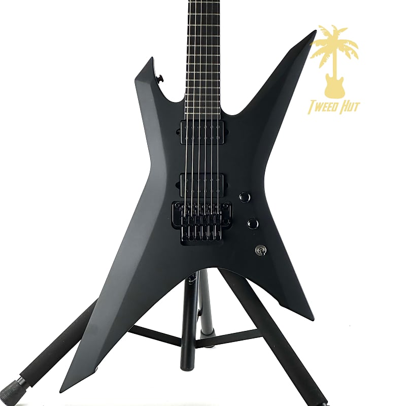 Ibanez Xptb620 Xiphos Iron Label Electric Guitar   Black Flat image 1