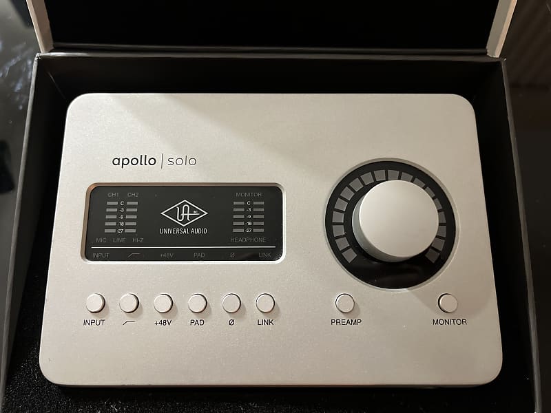 Universal Audio Apollo Solo Thunderbolt 3 Audio Interface 2020