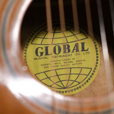 1970s Global (Japan-made) J200 Clone Jumbo Guitar (Fresh Neck Reset, Vintage) image 15