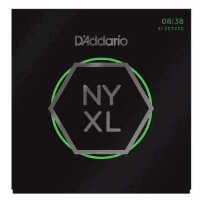 D'Addario NYXL0838 Extra Super Lite Nickel Wound Electric Guitar Strings image 2