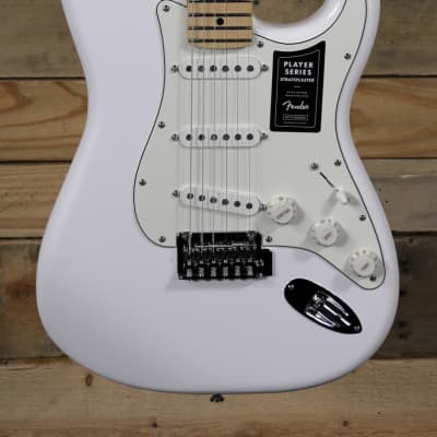 Fender Player Stratocaster Electric Guitar Polar White w/ Maple Fingerboard image 2